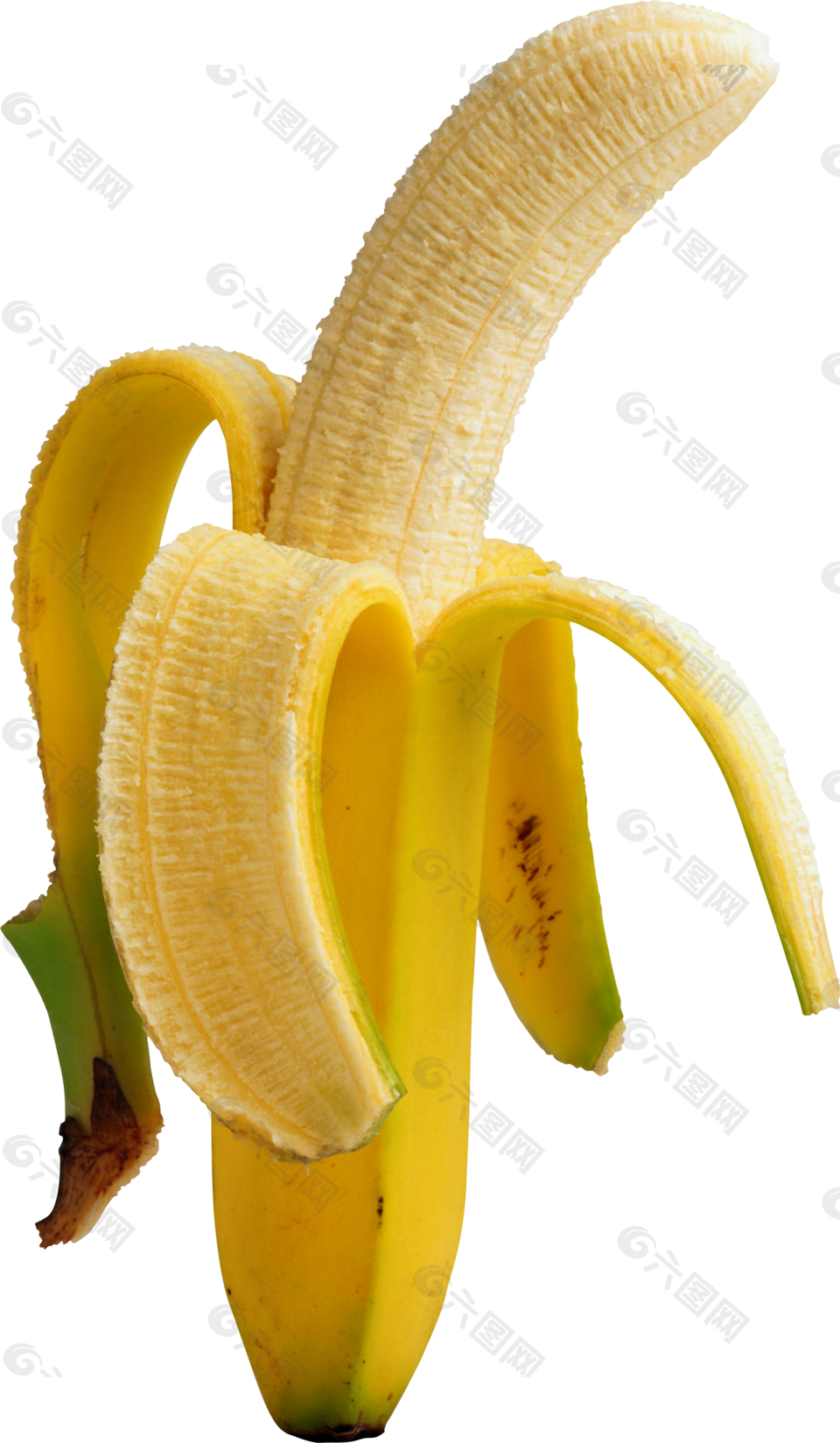 剥了皮的香蕉