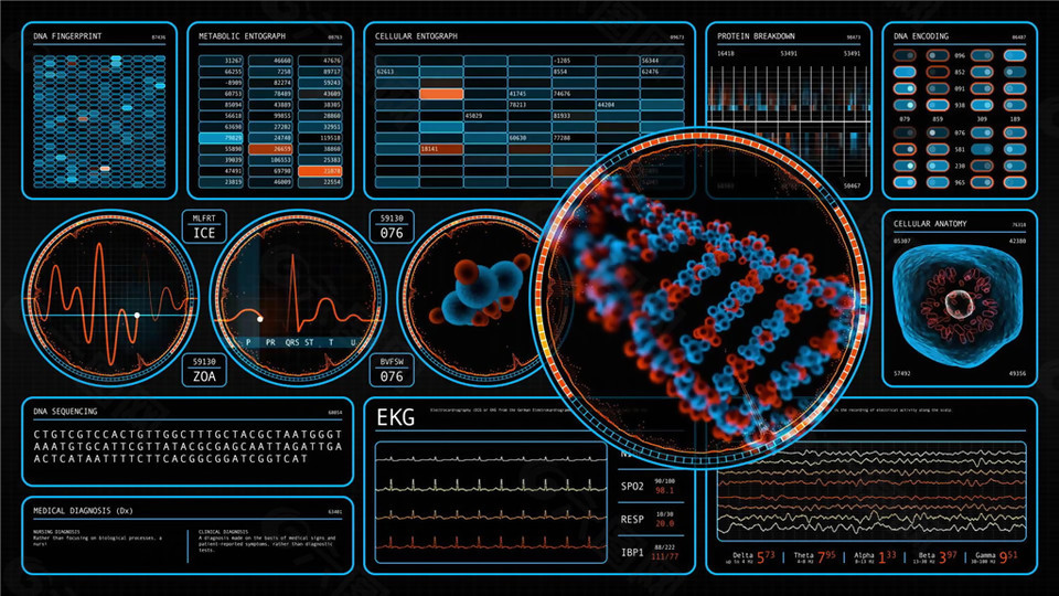 医疗主题HUD屏幕元素-General