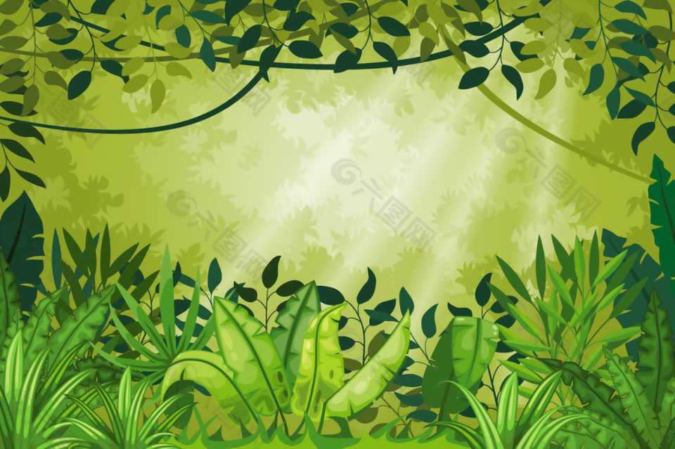 茂密绿色的森林背景背景素材免费下载 图片编号 448 六图网
