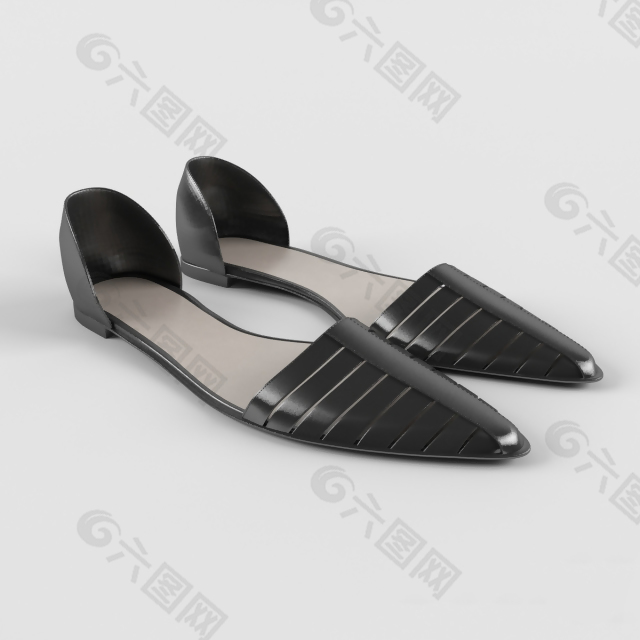 女士鞋子模型