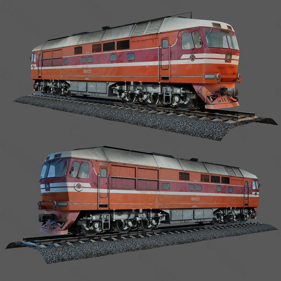 装货火车模型