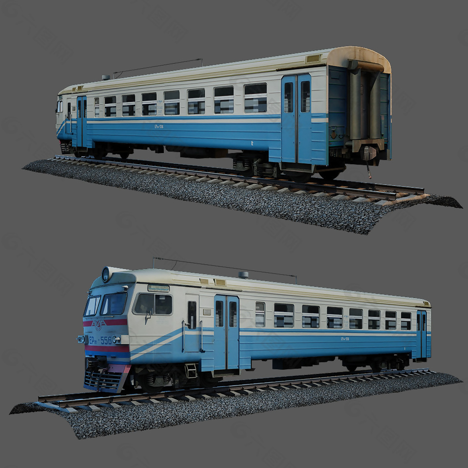 火车车头模型