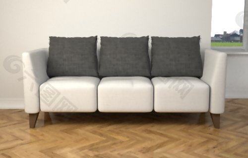 温馨沙发椅3D模型