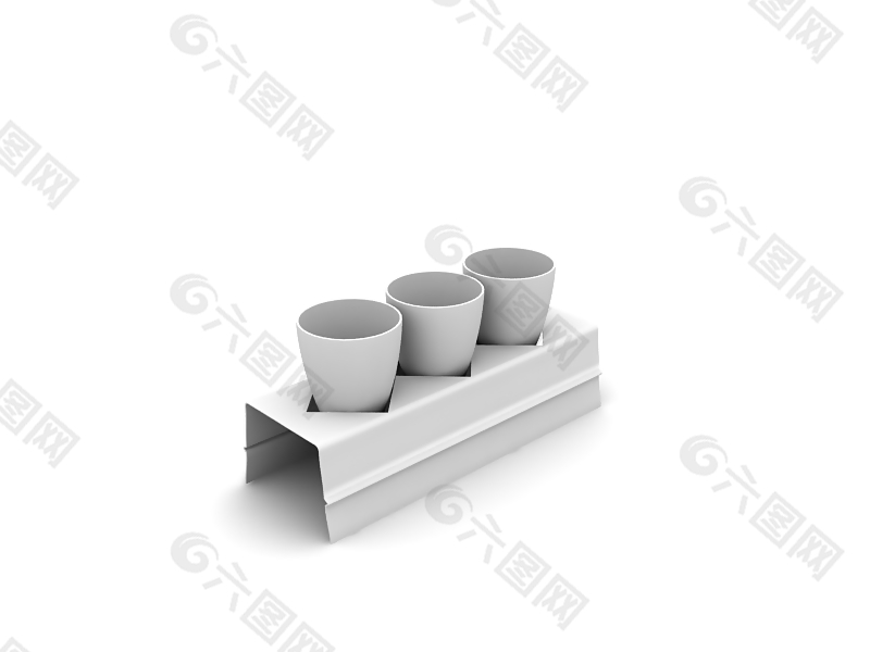 茶杯组合模型下载