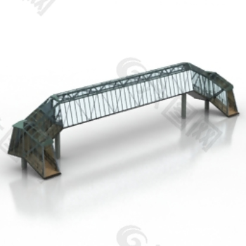 铁梁桥三维模型