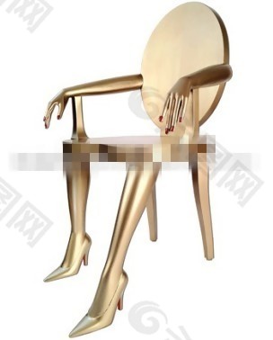 现代欧式女人座椅