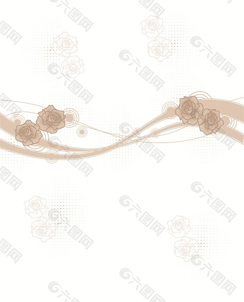 中式简约花朵移门画