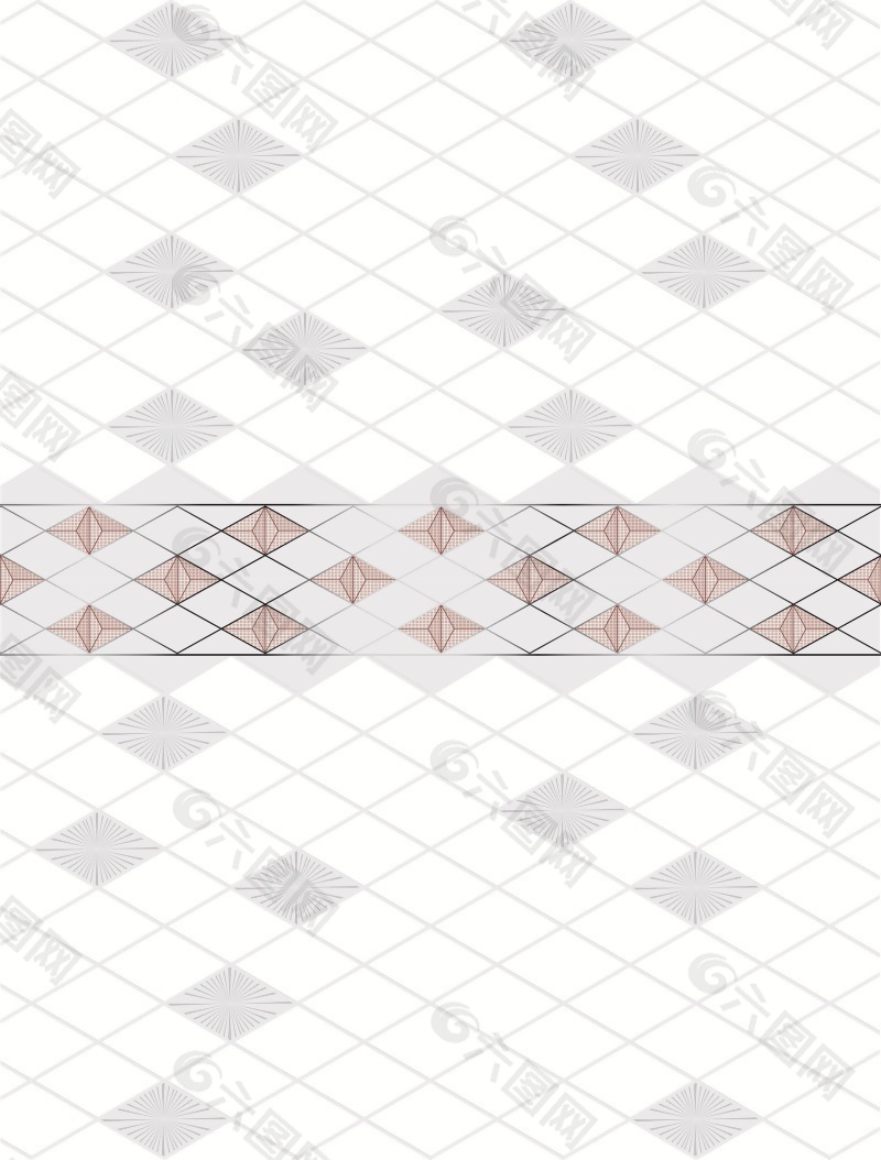 菱形移门创意画