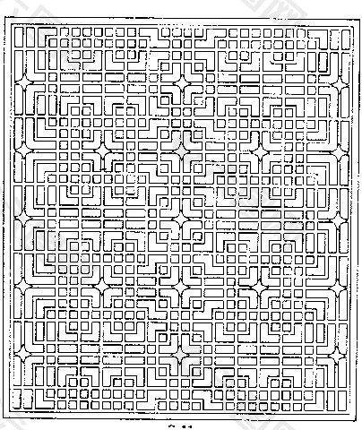 镂空黑白图案