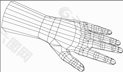 人手臂三维动画模型素材