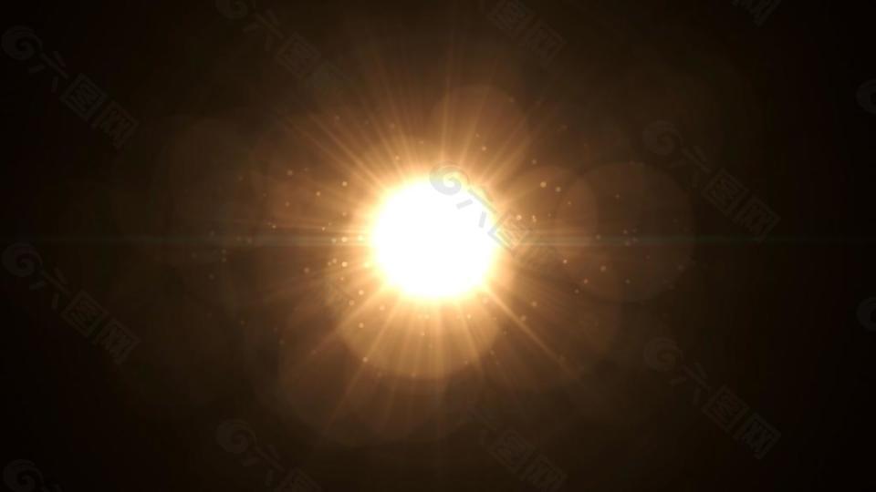 绚烂的太阳光晕视频素材视频音效素材免费下载 图片编号 六图网