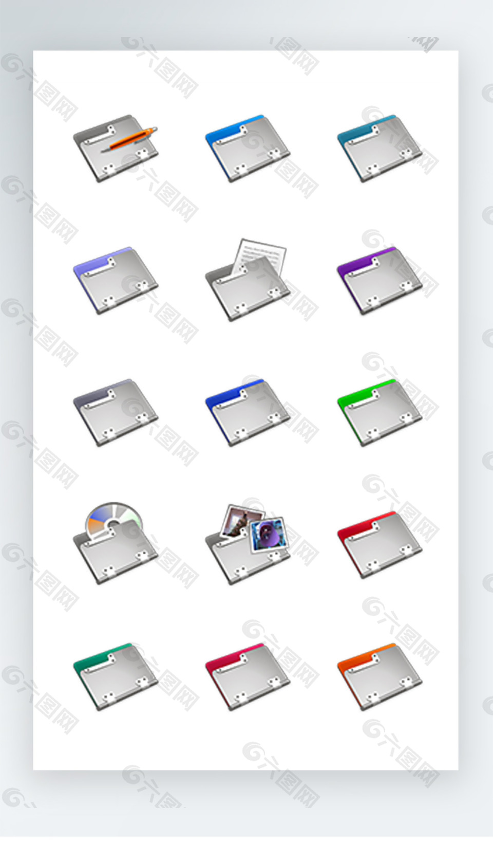 软件工具图标彩色写实图标素材png