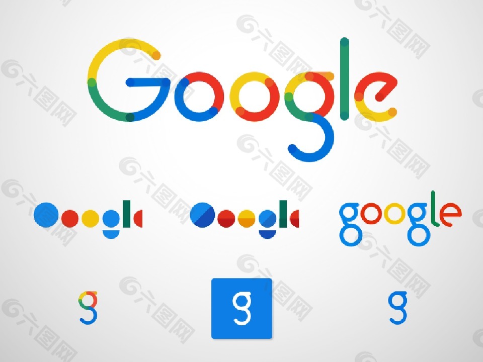 谷歌logo图标sketch素材