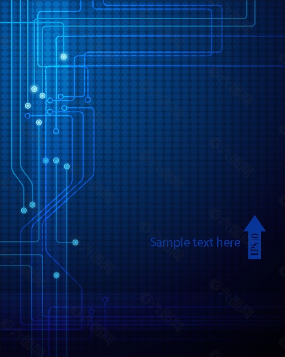 科技it矢量素材背景素材免费下载 图片编号 六图网