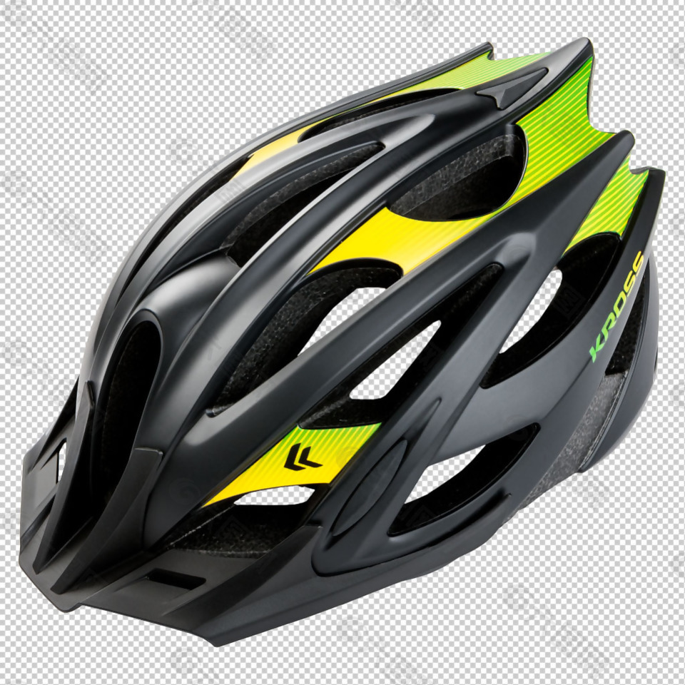 漂亮的自行车头盔免抠png透明图层素材