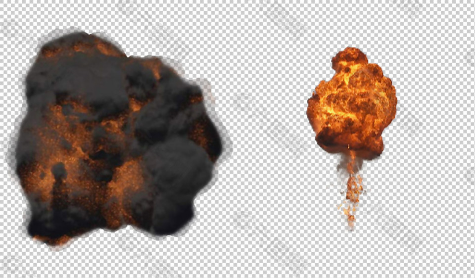 爆炸效果图片免抠png透明图层素材