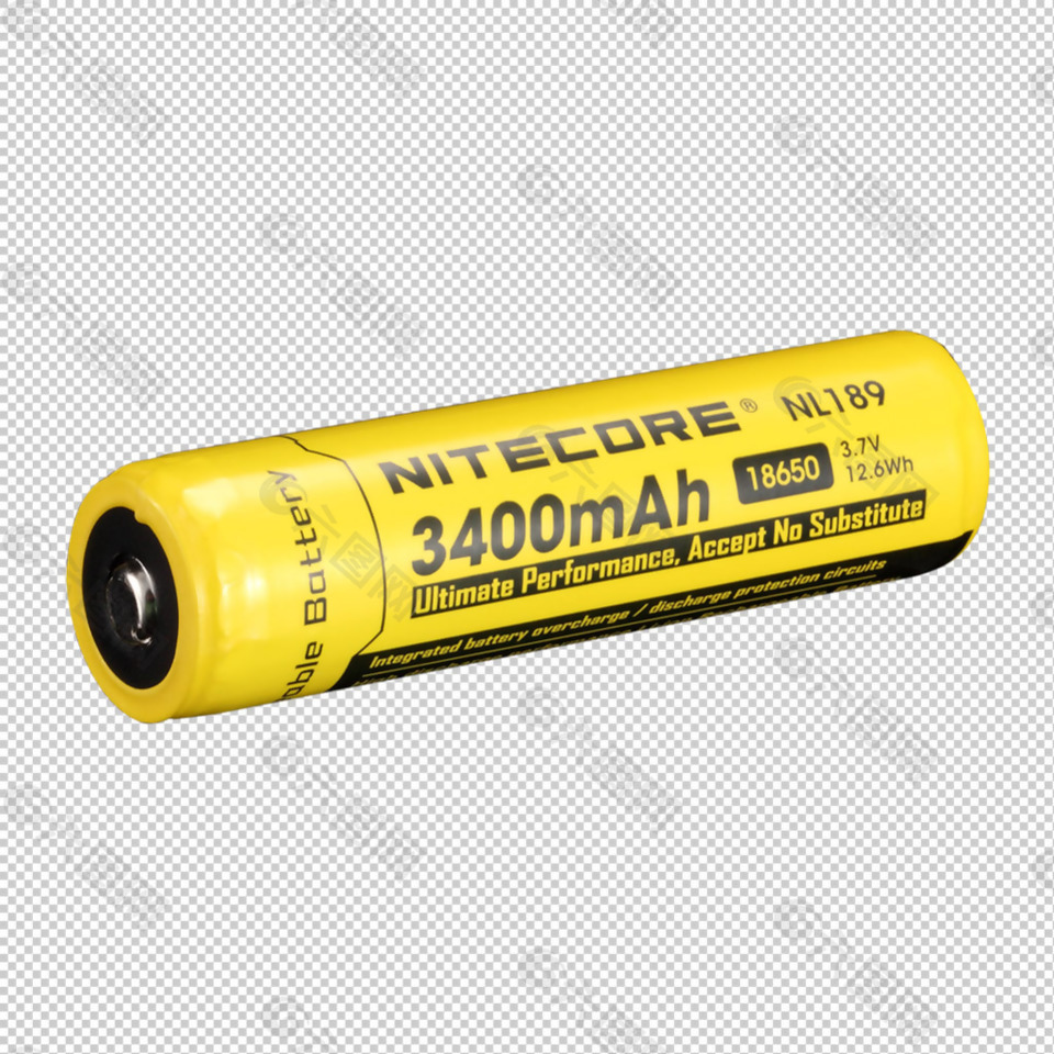 黄色电池免抠png透明图层素材
