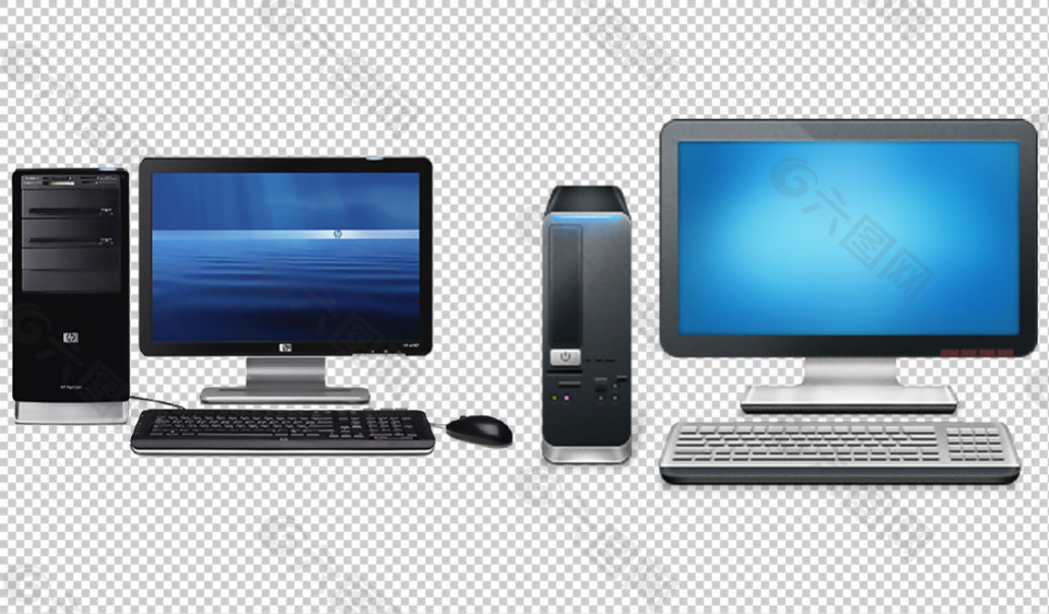 台式电脑显示器免抠png透明图层素材