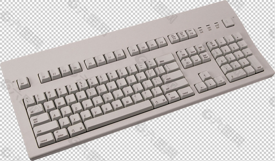 电脑键盘免抠png透明图层素材