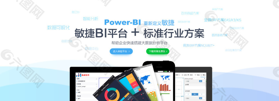PowerBI+敏捷BI平台