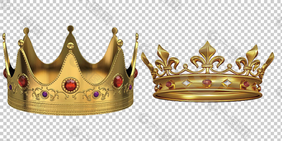 皇冠图片免抠png透明图层素材