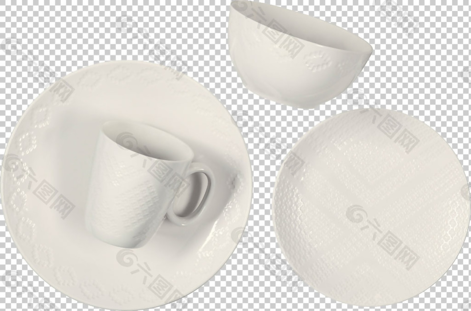 高级盘子图片免抠png透明图层素材