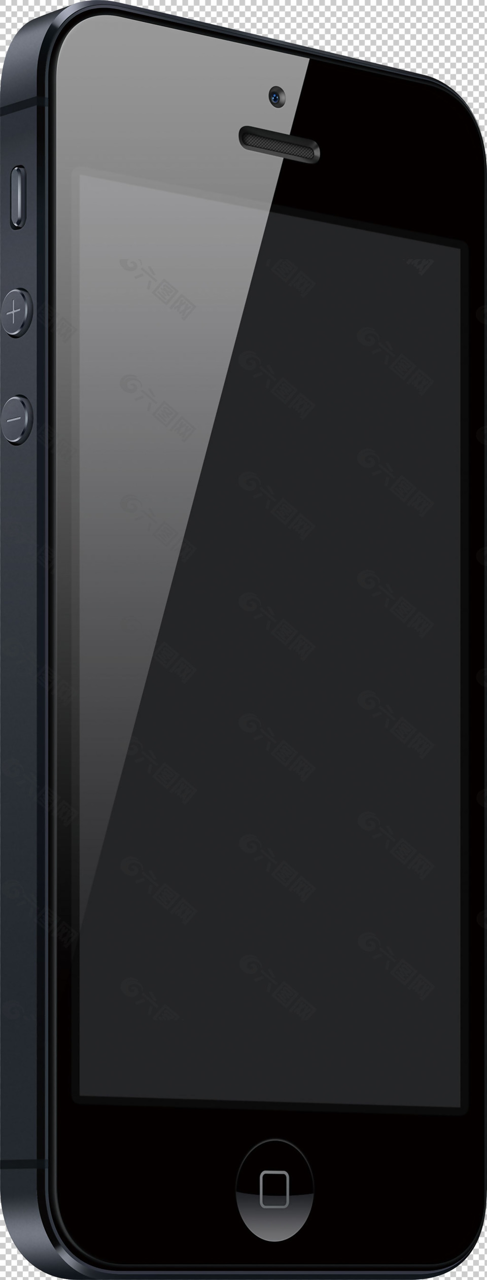 苹果手机4免抠png透明图层素材