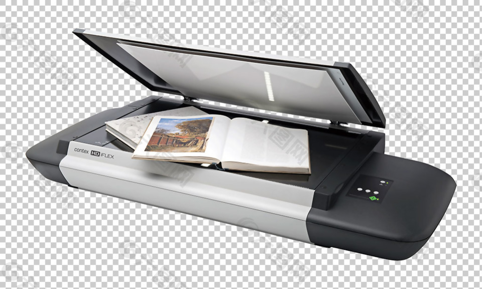桌面扫描仪免抠png透明图层素材