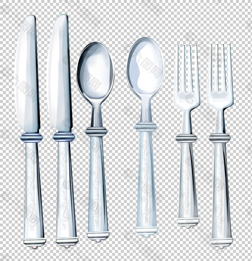 勺子刀免抠png透明图层素材