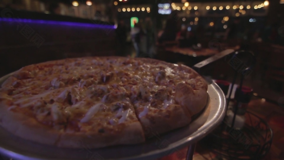 披萨美味食物视频素材