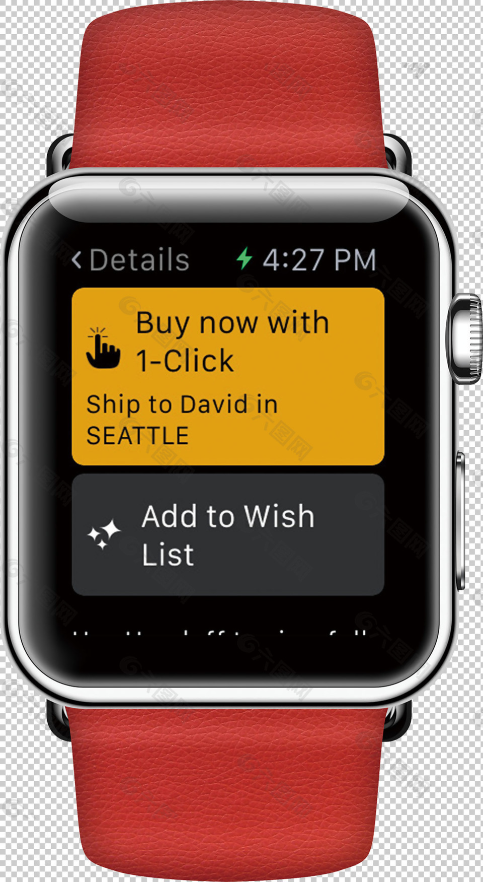 智能电子手表免抠png透明图层素材