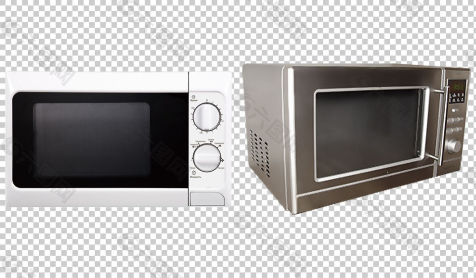 微波炉免抠png透明图层素材
