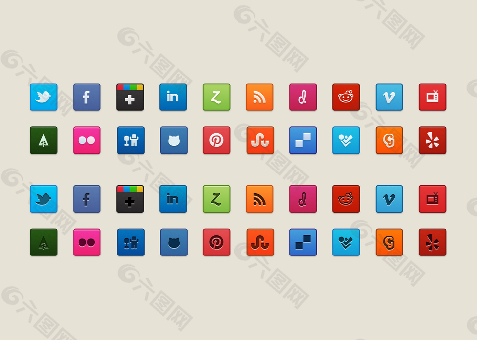 网页社会生活图标icon设计