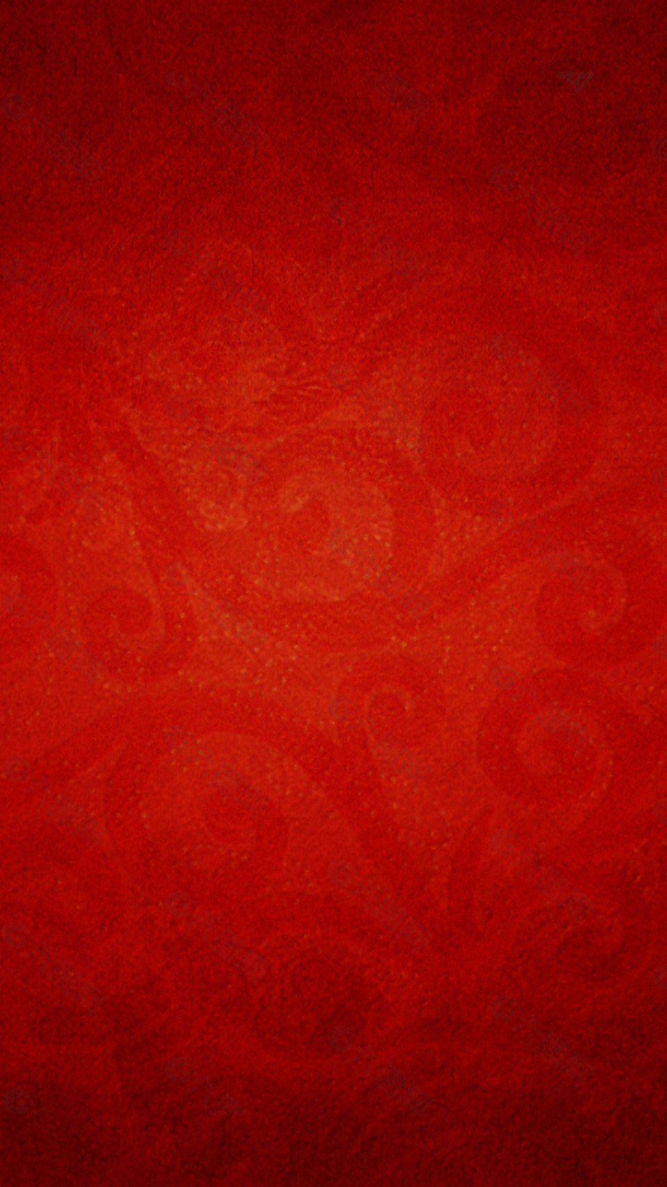 简约红色花纹H5背景素材