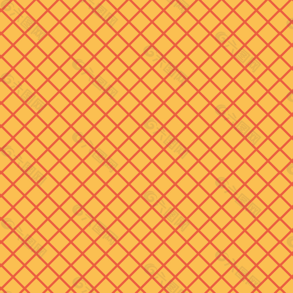 橙色线条矢量填充背景素材