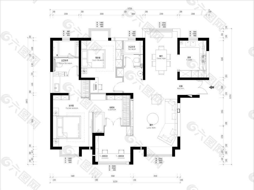 建筑设计建筑平面图