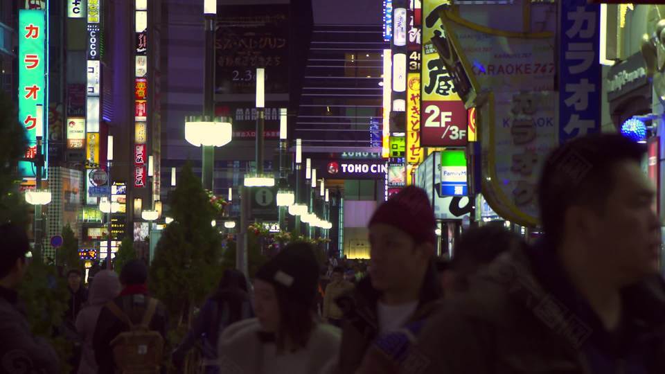 东京繁忙的街道