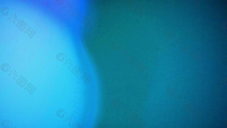 梦幻蓝色镜头光斑粒子装饰特效