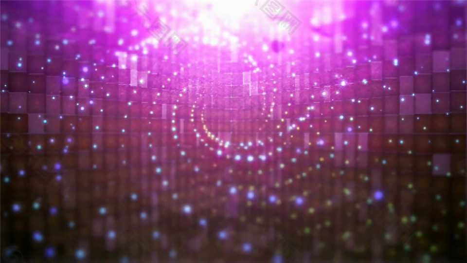 紫色螺旋光斑粒子动态视频素材