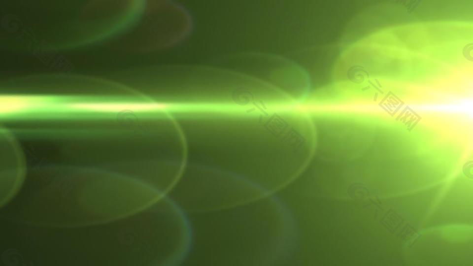清新绿色光斑粒子动态视频素材