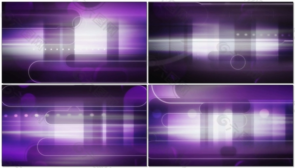 动态高清视频素材紫色神秘光线