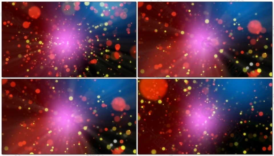 粉色酷炫粒子光斑动态视频素材