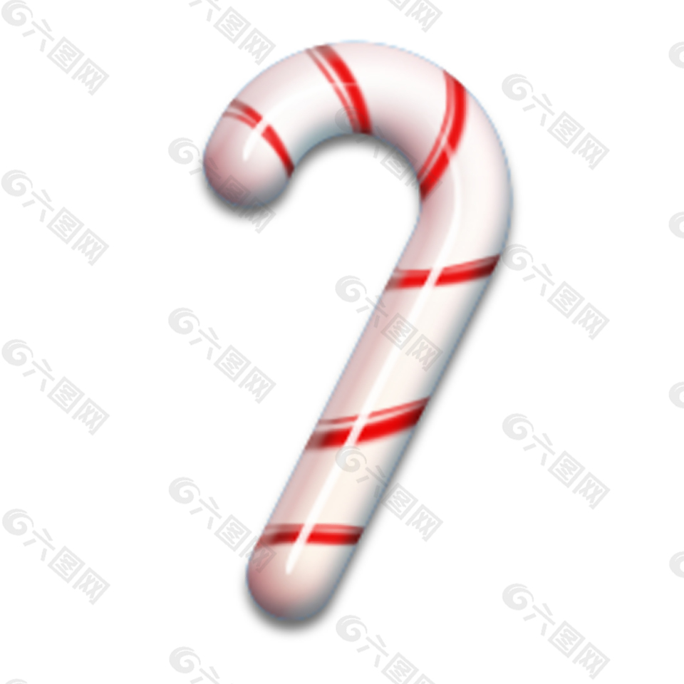 网页圣诞节糖果手杖icon图标