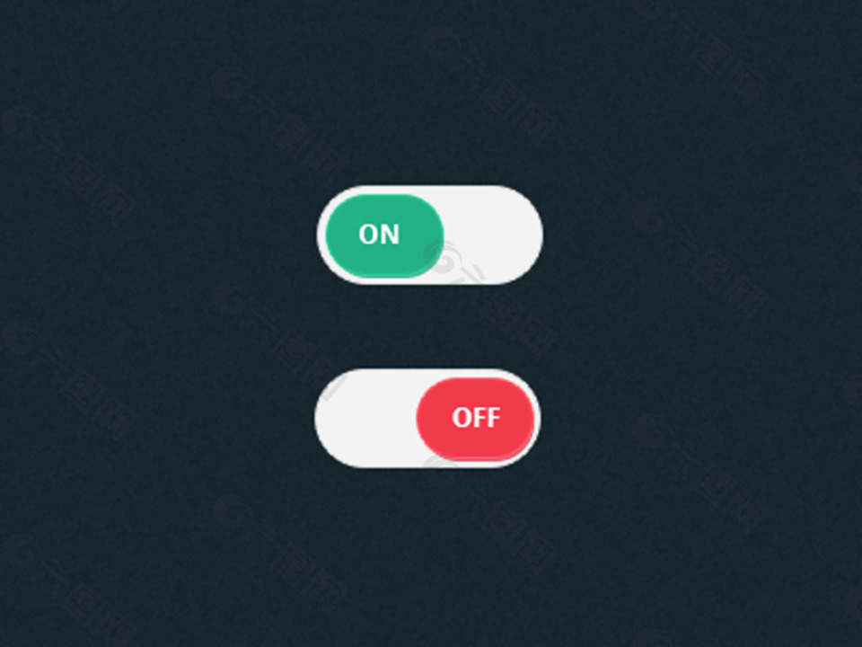 开关按钮图标设计