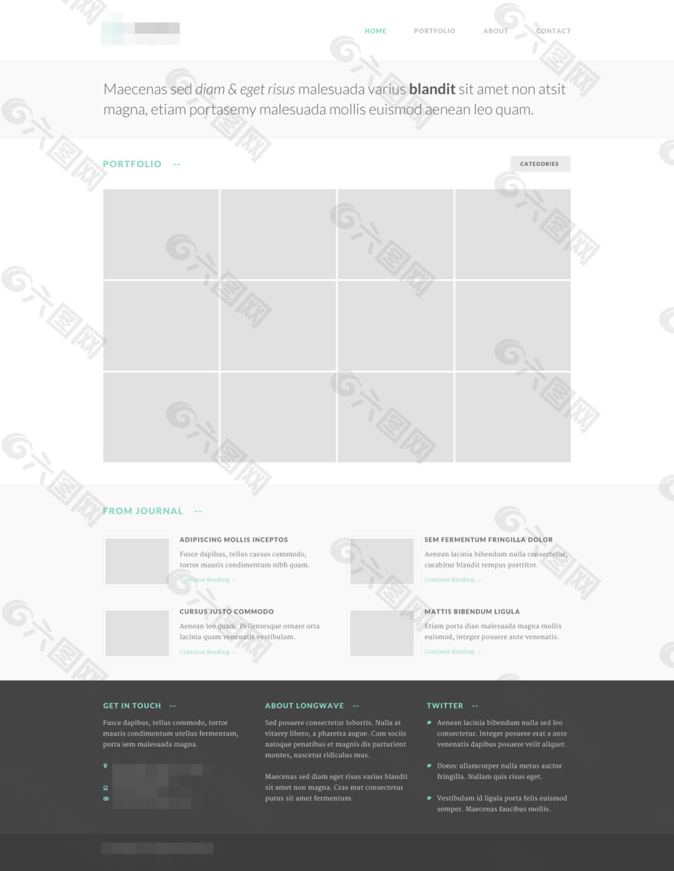 企业网站模板设计