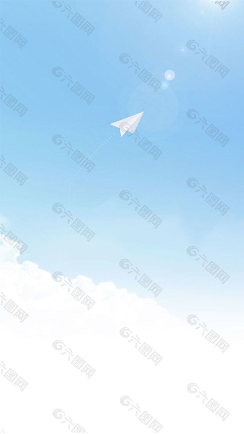 白纸飞机蓝天h5背景素材背景素材免费下载 图片编号 124 六图网