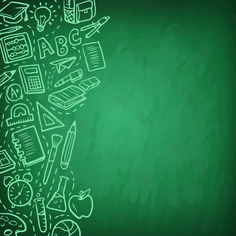 科学绿色背景矢量素材背景素材免费下载 图片编号 六图网