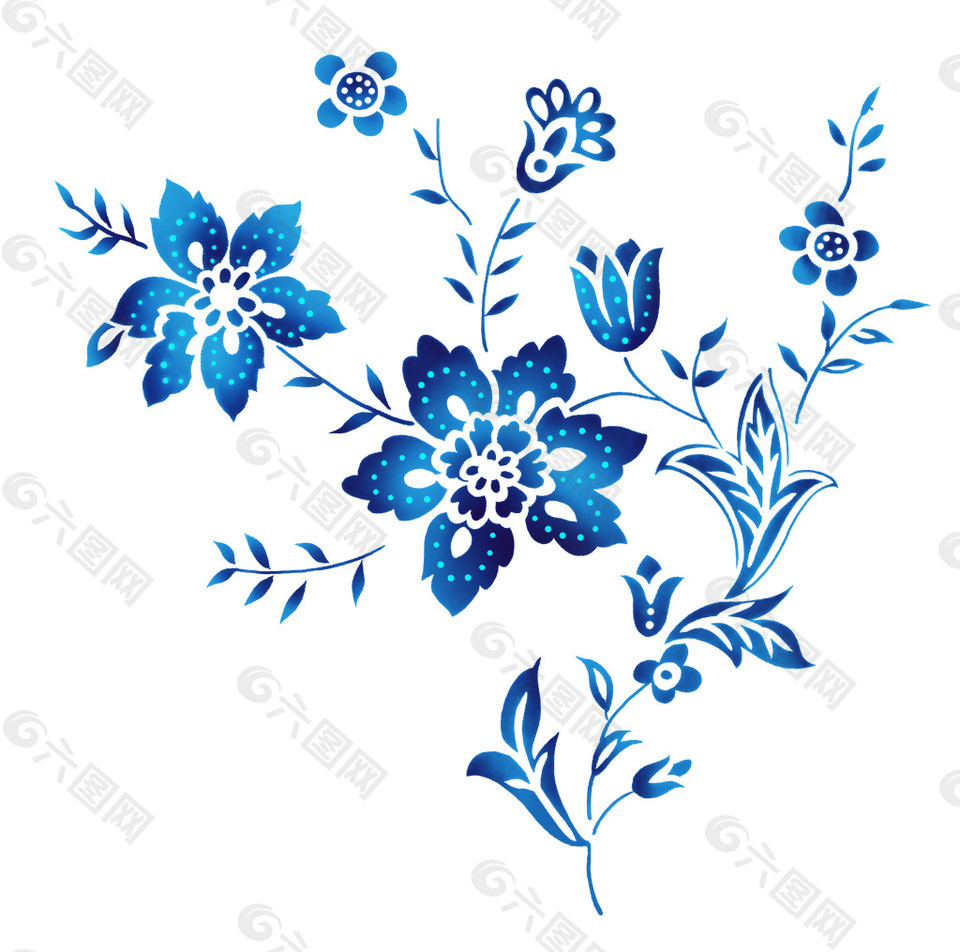 青花瓷PNG素材图片