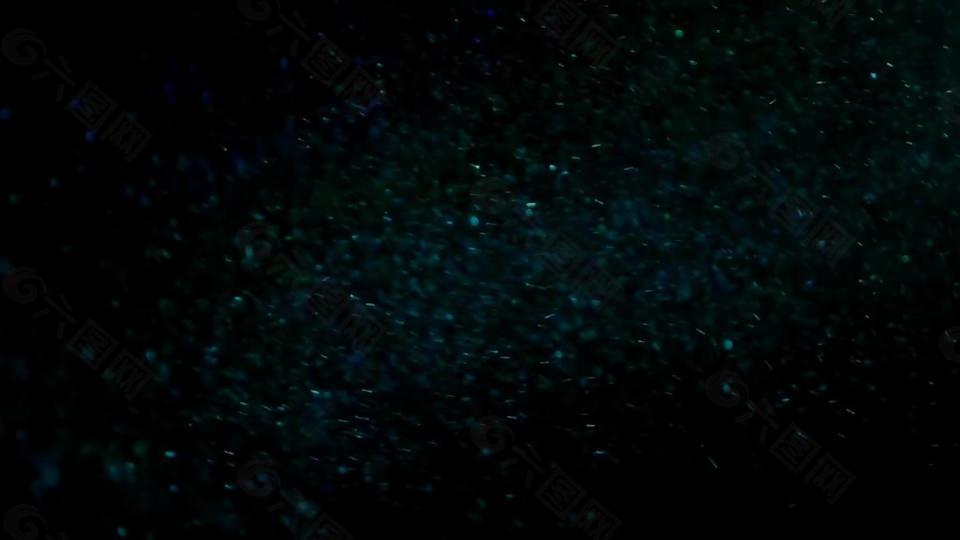 空气中的尘埃粒子动态视频素材