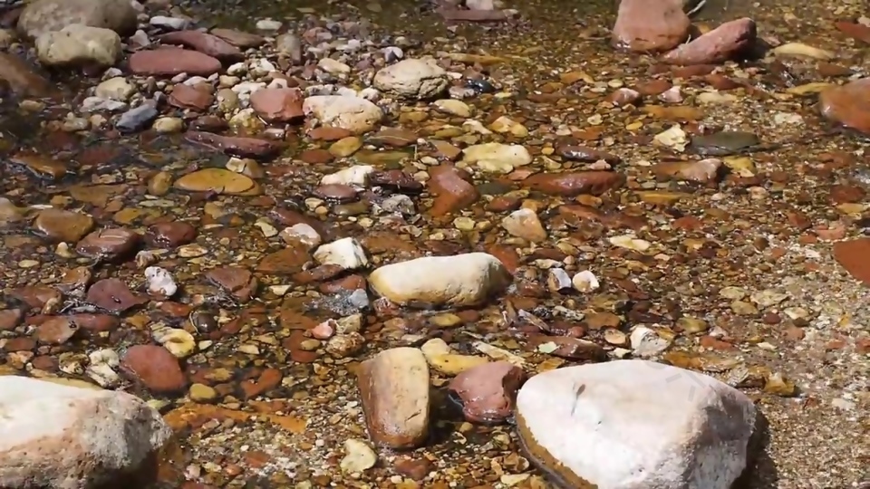 河边石子视频素材背景